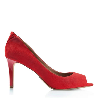 Florence Volcano red heels for women